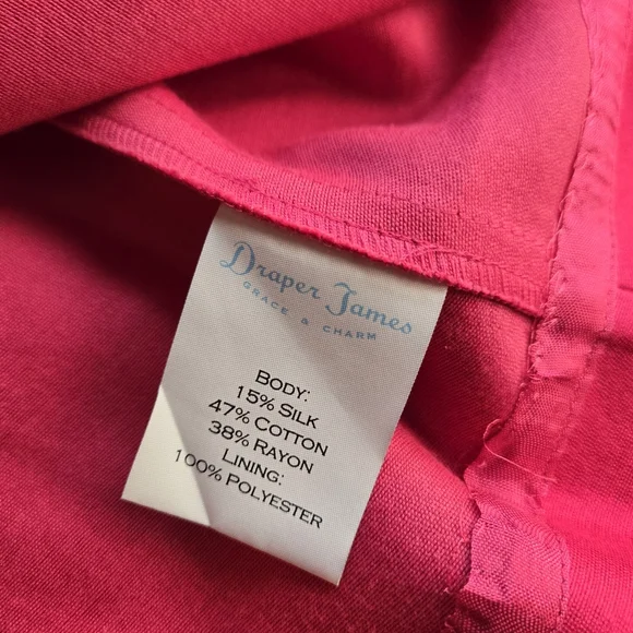 Draper James Red V-Neck Sleeveless Mini Dress - Picture 4 of 16